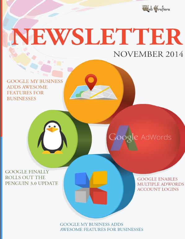WebCrafters LLC SEO Newsletter November 2014