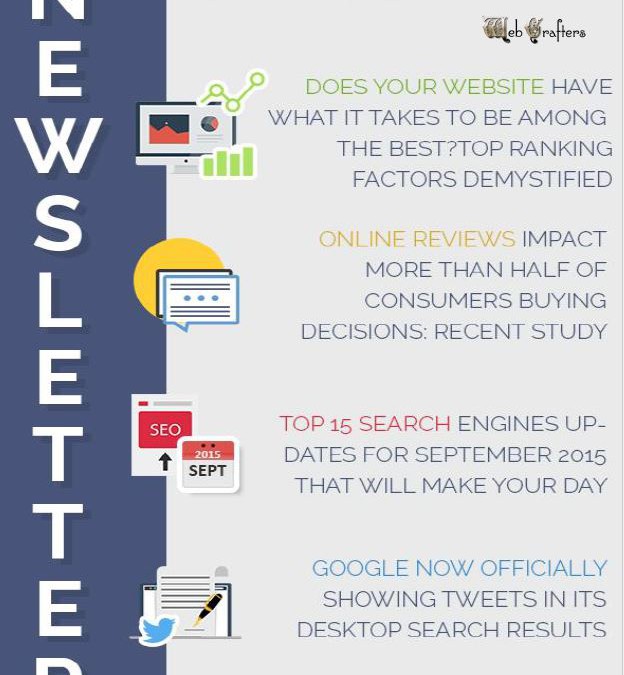 WebCrafters LLC SEO Newsletter September 2015