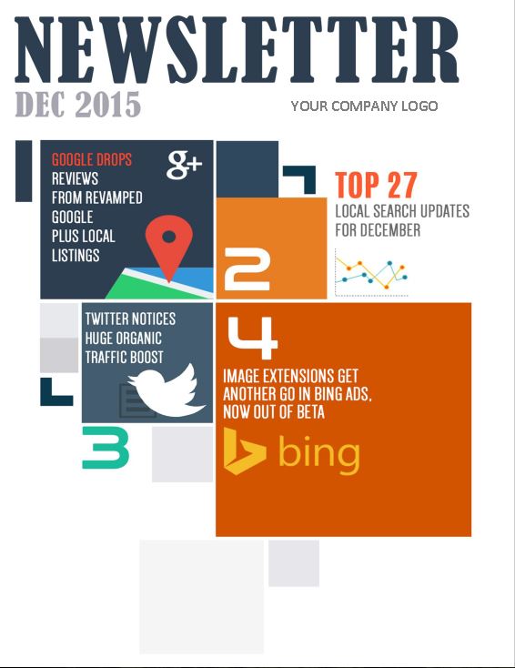 WebCrafters LLC SEO Newsletter December 2015